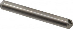 Hertel - 5/16" Head Diam, 5/16" Shank Diam, 6 Flute 120° High Speed Steel Countersink - Exact Tooling
