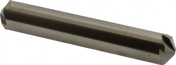 Hertel - 1/2" Head Diam, 1/2" Shank Diam, 6 Flute 120° High Speed Steel Countersink - Exact Tooling