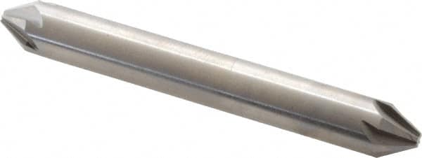 Hertel - 5/16" Head Diam, 5/16" Shank Diam, 6 Flute 60° High Speed Steel Countersink - Exact Tooling