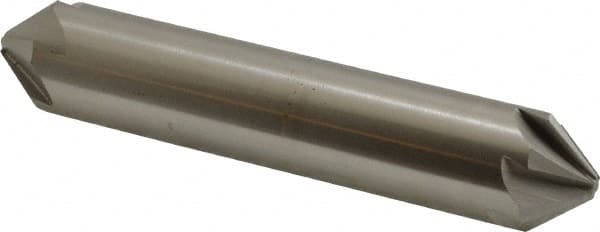 Hertel - 3/4" Head Diam, 3/4" Shank Diam, 6 Flute 82° High Speed Steel Countersink - Exact Tooling