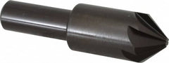 Hertel - 3/4" Head Diam, 1/2" Shank Diam, 6 Flute 82° High Speed Steel Countersink - Exact Tooling