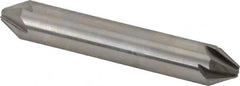 Hertel - 1/2" Head Diam, 1/2" Shank Diam, 6 Flute 60° High Speed Steel Countersink - Exact Tooling
