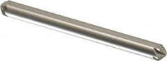 Hertel - 3/16" Head Diam, 3/16" Shank Diam, 6 Flute 100° High Speed Steel Countersink - Exact Tooling