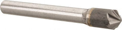 Hertel - 5/16" Head Diam, 1/4" Shank Diam, 6 Flute 100° Solid Carbide Countersink - Exact Tooling