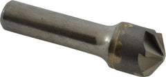 Hertel - 3/4" Head Diam, 1/2" Shank Diam, 6 Flute 120° Solid Carbide Countersink - Exact Tooling