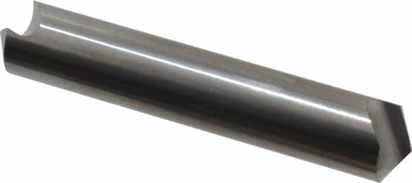Hertel - 5/8" Head Diam, 5/8" Shank Diam, 1 Flute 120° Solid Carbide Countersink - Exact Tooling