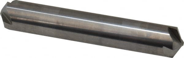 Hertel - 1/2" Head Diam, 1/2" Shank Diam, 4 Flute 120° Solid Carbide Countersink - Exact Tooling