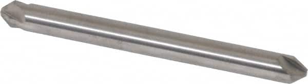 Hertel - 3/16" Head Diam, 3/16" Shank Diam, 4 Flute 82° Solid Carbide Countersink - Exact Tooling