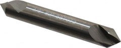 Hertel - 3/8" Head Diam, 3/8" Shank Diam, 1 Flute 82° Solid Carbide Countersink - 2-1/2" OAL, Straight Shank - Exact Tooling