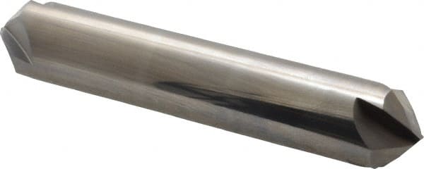 Hertel - 5/8" Head Diam, 5/8" Shank Diam, 4 Flute 90° Solid Carbide Countersink - Exact Tooling