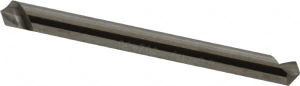 Hertel - 1/8" Head Diam, 1/8" Shank Diam, 1 Flute 110° Solid Carbide Countersink - Exact Tooling