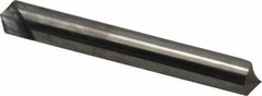 Hertel - 1/4" Head Diam, 1/4" Shank Diam, 1 Flute 110° Solid Carbide Countersink - Exact Tooling