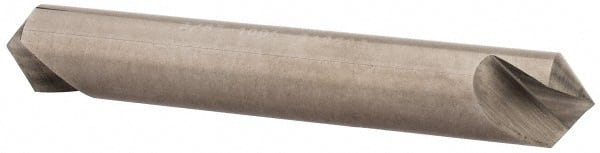 Hertel - 3/8" Head Diam, 3/8" Shank Diam, 1 Flute 100° Solid Carbide Countersink - Exact Tooling