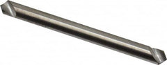 Hertel - 1/8" Head Diam, 1/8" Shank Diam, 1 Flute 100° Solid Carbide Countersink - Exact Tooling