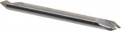 Hertel - 1/8" Head Diam, 1/8" Shank Diam, 1 Flute 60° Solid Carbide Countersink - Exact Tooling