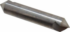 Hertel - 3/4" Head Diam, 3/4" Shank Diam, 1 Flute 82° Solid Carbide Countersink - 3-1/2" OAL, Straight Shank - Exact Tooling