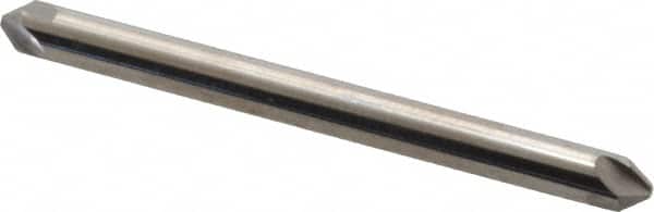 Hertel - 1/8" Head Diam, 1/8" Shank Diam, 4 Flute 82° Solid Carbide Countersink - Exact Tooling