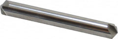 Hertel - 1/4" Head Diam, 1/4" Shank Diam, 4 Flute 120° Solid Carbide Countersink - Exact Tooling