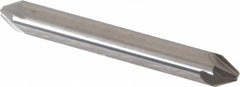 Hertel - 1/4" Head Diam, 1/4" Shank Diam, 4 Flute 60° Solid Carbide Countersink - Exact Tooling
