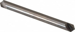 Hertel - 3/16" Head Diam, 3/16" Shank Diam, 1 Flute 100° Solid Carbide Countersink - Exact Tooling