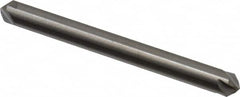 Hertel - 3/16" Head Diam, 3/16" Shank Diam, 4 Flute 90° Solid Carbide Countersink - Exact Tooling