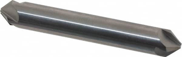 Hertel - 3/8" Head Diam, 3/8" Shank Diam, 4 Flute 90° Solid Carbide Countersink - Exact Tooling