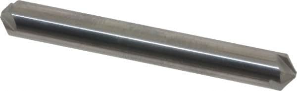 Hertel - 1/4" Head Diam, 1/4" Shank Diam, 4 Flute 110° Solid Carbide Countersink - Exact Tooling