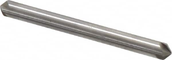 Hertel - 3/16" Head Diam, 3/16" Shank Diam, 4 Flute 100° High Speed Steel Countersink - Exact Tooling