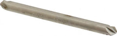 Hertel - 1/8" Head Diam, 1/8" Shank Diam, 4 Flute 90° High Speed Steel Countersink - 1-1/2" OAL, Straight Shank - Exact Tooling