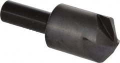Hertel - 1" Head Diam, 1/2" Shank Diam, 4 Flute 110° High Speed Steel Countersink - Exact Tooling