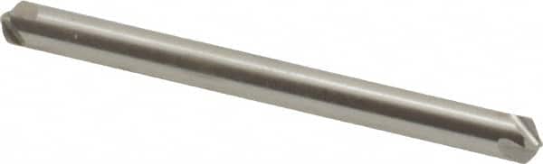Hertel - 1/8" Head Diam, 1/8" Shank Diam, 4 Flute 110° High Speed Steel Countersink - Exact Tooling