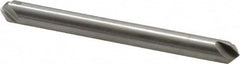 Hertel - 3/16" Head Diam, 3/16" Shank Diam, 4 Flute 90° High Speed Steel Countersink - 1-7/8" OAL, Straight Shank - Exact Tooling