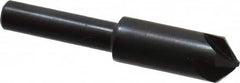 Hertel - 3/8" Head Diam, 1/4" Shank Diam, 4 Flute 90° High Speed Steel Countersink - Exact Tooling
