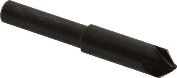 Hertel - 5/16" Head Diam, 1/4" Shank Diam, 4 Flute 82° High Speed Steel Countersink - Exact Tooling