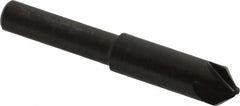 Hertel - 5/16" Head Diam, 1/4" Shank Diam, 4 Flute 82° High Speed Steel Countersink - Exact Tooling
