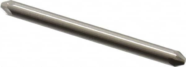 Hertel - 1/8" Head Diam, 1/8" Shank Diam, 4 Flute 60° High Speed Steel Countersink - Exact Tooling