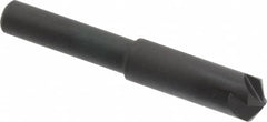 Hertel - 5/16" Head Diam, 1/4" Shank Diam, 4 Flute 120° High Speed Steel Countersink - Exact Tooling