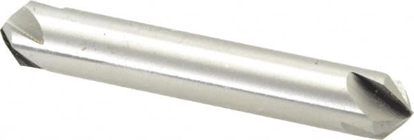 Hertel - 3/8" Head Diam, 3/8" Shank Diam, 4 Flute 90° High Speed Steel Countersink - Exact Tooling