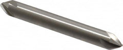 Hertel - 5/16" Head Diam, 5/16" Shank Diam, 4 Flute 60° High Speed Steel Countersink - 2-1/8" OAL, Straight Shank - Exact Tooling