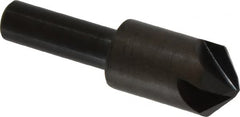 Hertel - 5/8" Head Diam, 3/8" Shank Diam, 4 Flute 100° High Speed Steel Countersink - Exact Tooling