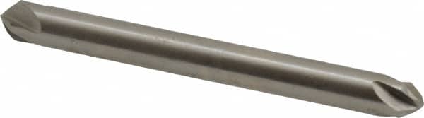 Hertel - 3/16" Head Diam, 3/16" Shank Diam, 4 Flute 82° High Speed Steel Countersink - Exact Tooling
