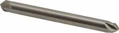 Hertel - 3/16" Head Diam, 3/16" Shank Diam, 4 Flute 82° High Speed Steel Countersink - Exact Tooling