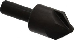 Hertel - 1" Head Diam, 1/2" Shank Diam, 4 Flute 82° High Speed Steel Countersink - Exact Tooling