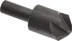 Hertel - 1" Head Diam, 1/2" Shank Diam, 4 Flute 100° High Speed Steel Countersink - Exact Tooling