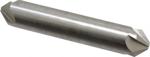 Hertel - 5/8" Head Diam, 5/8" Shank Diam, 4 Flute 90° High Speed Steel Countersink - Exact Tooling