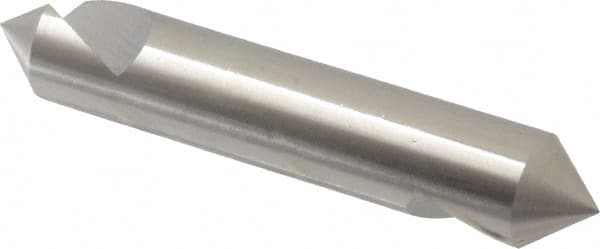 Hertel - 5/8" Head Diam, 5/8" Shank Diam, 1 Flute 82° High Speed Steel Countersink - Exact Tooling