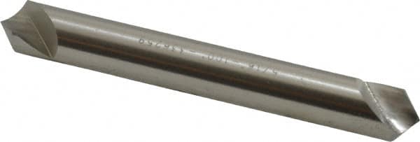 Hertel - 5/16" Head Diam, 5/16" Shank Diam, 1 Flute 100° High Speed Steel Countersink - Exact Tooling