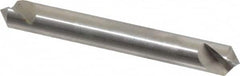 Hertel - 1/4" Head Diam, 1/4" Shank Diam, 1 Flute 100° High Speed Steel Countersink - Exact Tooling