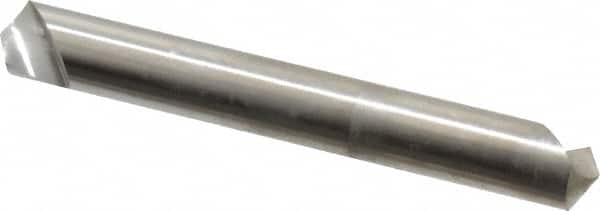 Hertel - 5/16" Head Diam, 5/16" Shank Diam, 1 Flute 120° High Speed Steel Countersink - Exact Tooling