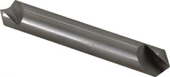 Hertel - 3/8" Head Diam, 3/8" Shank Diam, 1 Flute 100° High Speed Steel Countersink - Exact Tooling